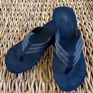LOFT Wedge Flip Flops